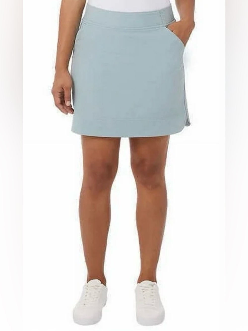 32 DEGREES Cool Women's Performance Skort in Sage Green - Large
